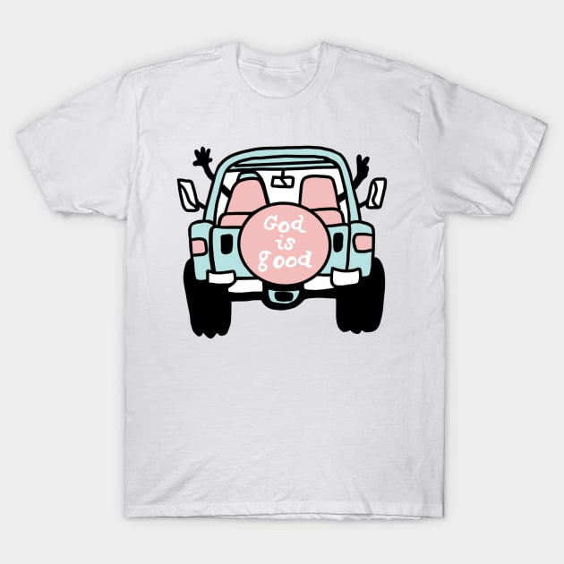 God is good pink T-Shirt by DoubledbyDesign